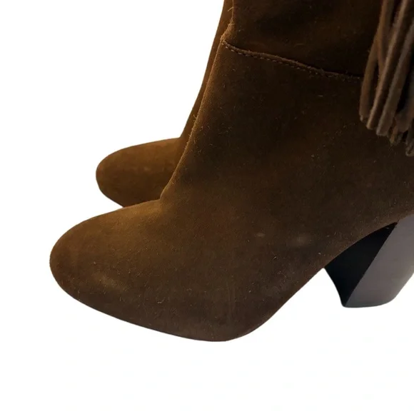 VINCE CAMUTO Suede Fringe boot Fermel Slouch Tassel Boots Western size 8 - Picture 5 of 10